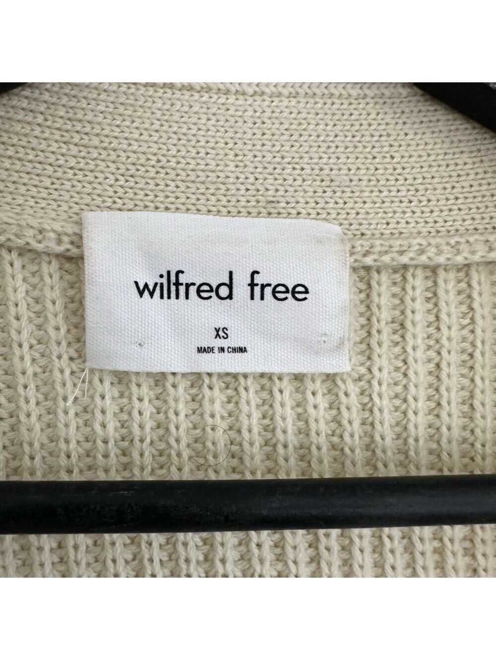 Wilfred Free Unwind Merino Wool Waist Open Cardigan XS Aritzia Butter Yellow - Picture 6 of 12